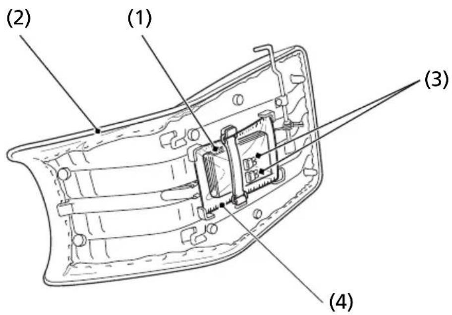 Honda FourTrax Recon TRX250TM (2020) - SEAT UNDERSIDE - 1