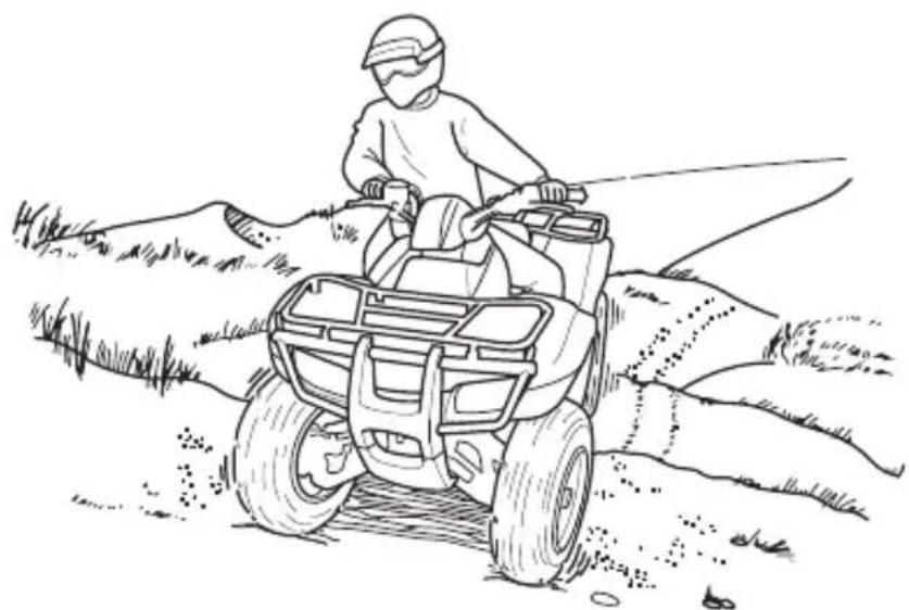 Honda FourTrax Recon TRX250TM (2020) - Crossing Hills or Slopes - 1