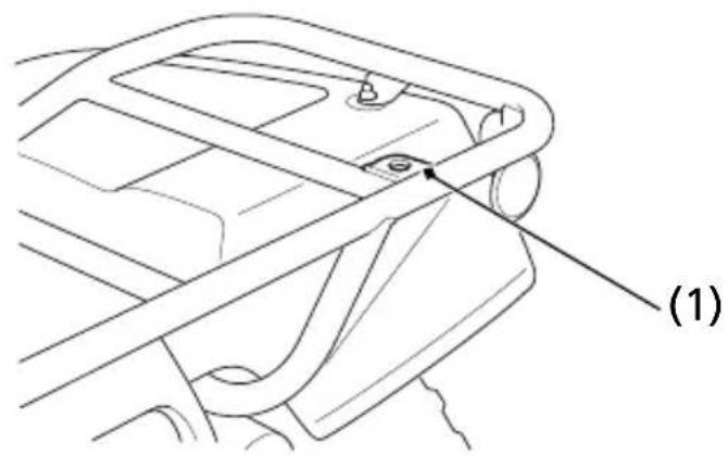 Honda FourTrax Recon TRX250TM (2020) - Flag Pole Bracket - 1