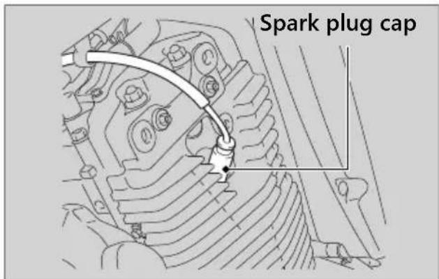 Honda Fury VT1300CX (2020) - Spark Plug ▶ Checking Spark Plug - 2