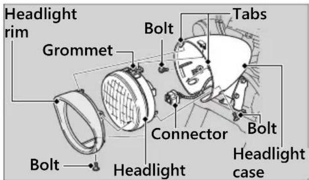 Honda Fury VT1300CX (2020) - Headlight Bulb - 1