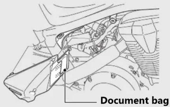 Honda Fury VT1300CX (2020) - Document Bag - 1