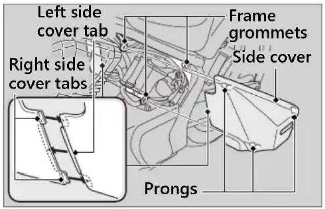 Honda Fury VT1300CX (2020) - Side Cover - 1