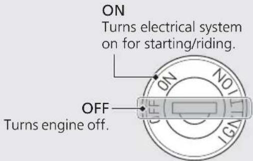 Honda Fury VT1300CX (2013) - Steering Lock - 2