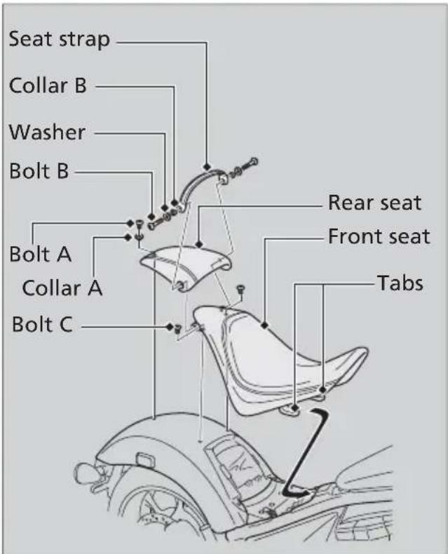 Honda Fury VT1300CX (2013) - Seat - 1