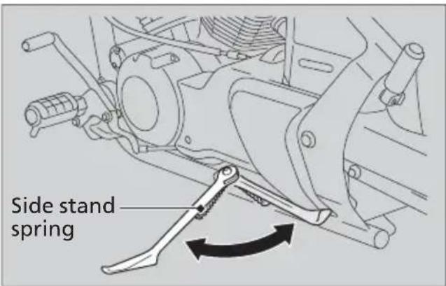 Honda Fury VT1300CX (2013) - Side Stand - 1