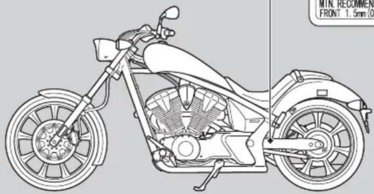 Honda Fury VT1300CX (2013) - Safety Labels - 2