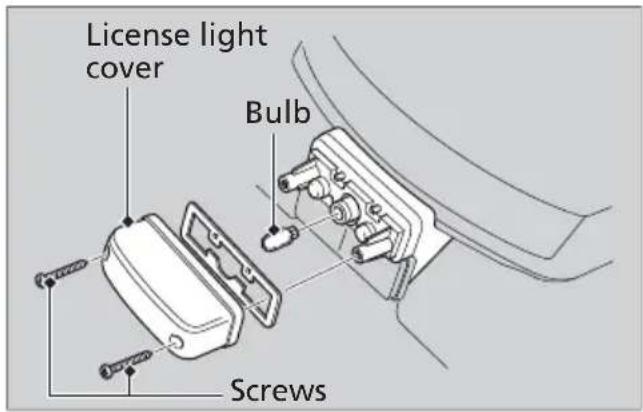 Honda Fury VT1300CX (2013) - License Plate Light Bulb - 1