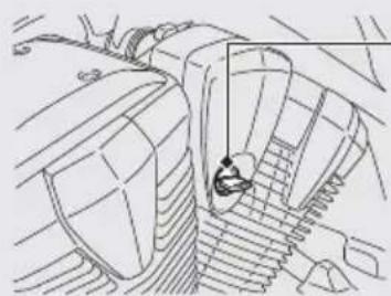 Honda Fury VT1300CX (2013) - ③ Start button - 1