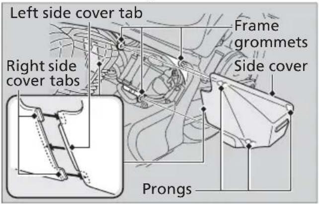 Honda Fury VT1300CX (2013) - Side Covers - 1