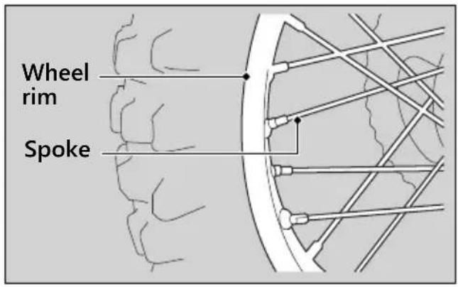 Honda Rally CRF250 (2019) - Wheels Rims & Spokes - 1