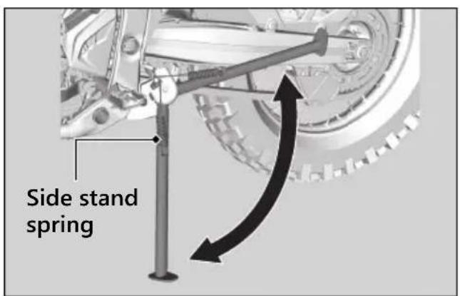 Honda Rally CRF250 (2019) - Checking the Side Stand - 1