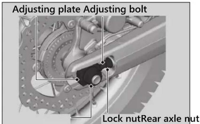Honda Rally CRF250 (2019) - Adjusting the Drive Chain Slack - 1