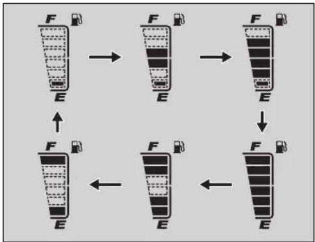 Honda Rally CRF250 (2019) - Fuel Gauge Failure Indication - 1