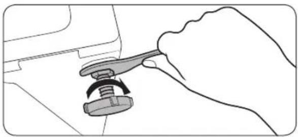 SAMSUNG WW80R421HFW - STEP 3 Adjust the levelling feet - 2