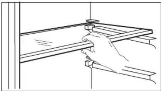 ELECTROLUX LXB1AF9W0 - Durelių lentynos išėmimas ir įdėjimas - 2