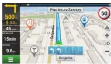 Plac Artura Zawiszy 50 12.2- 45 15min 9.6m Groycka 17 11 F Groycka