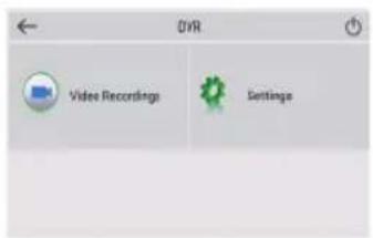 DVR Video Recordings Settings