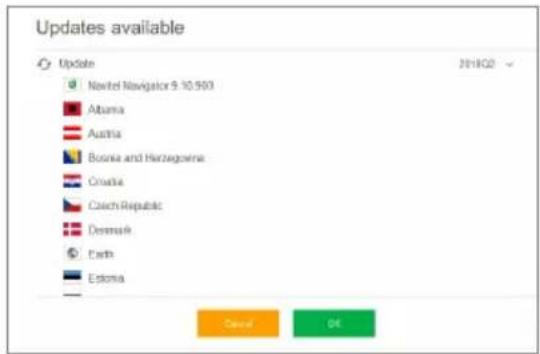 Updates available Update Navitel Navigator 9:10.503 Albania Austria Bosnia and Herzegovina Croatia Czech Republic Denmark Erlith Estonia Open OK