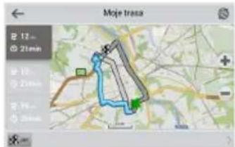 Moje trasa 2 12... @ 21min 10... @ 21min 3 14... @ 21min