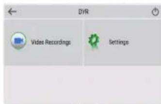 DVR Video Recordings Settings
