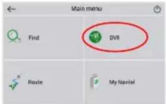 Main menu Find OVS Route My Navigel