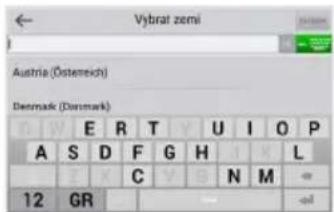 Vybrat zemi Austria (Österreich) Denmark (Denmark) E R T U I O P A S D F G H L C N M 12 GR