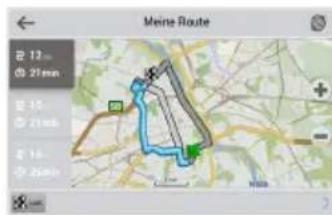 Meine Route 21min 21km 21km 21km 25min
