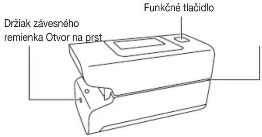 Držiak závesného remienka Otvor na prst Funkčné tlačidlo