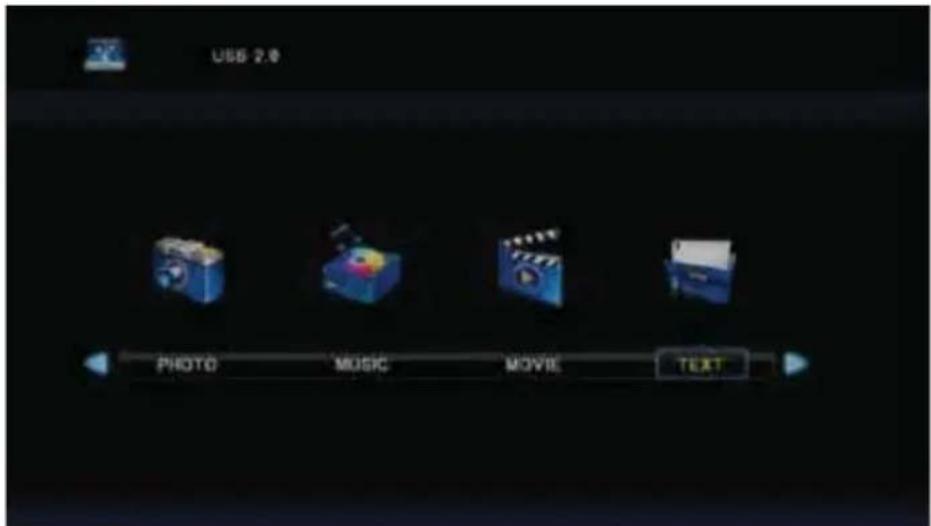 USB 2.0 PHOTO MUSIC MOVE TEXT