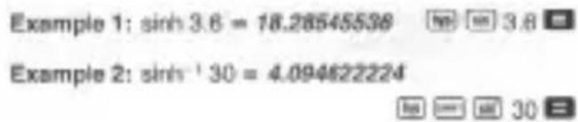 SENCOR SEC 150 - Hyperbolické / inverzné hyperbolické funkcie - 1