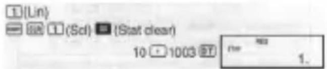 (Lin) (Scl) (Stat clear) 10 1003 ST for 1.