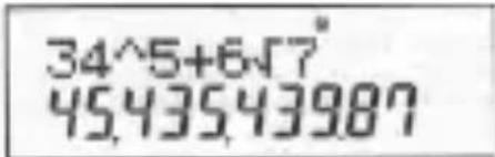34^5+6√7 45.435.43987