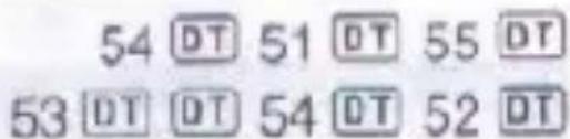 54 DT 51 DT 55 DT 53 DT DT 54 DT 52 DT