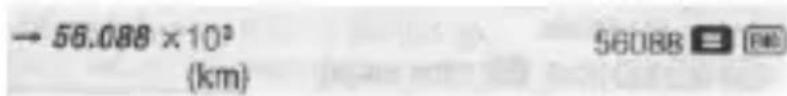 → 56.088 × 10³ (km) 56088 = [mm]