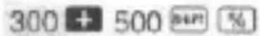 SENCOR SEC 160 - Percentage Calculations - 2
