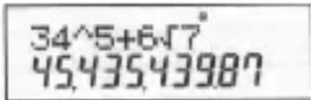 34^5+6√7 45,435,43987