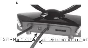 1. Do TV Napájecí konektor stejnosměrného napětí