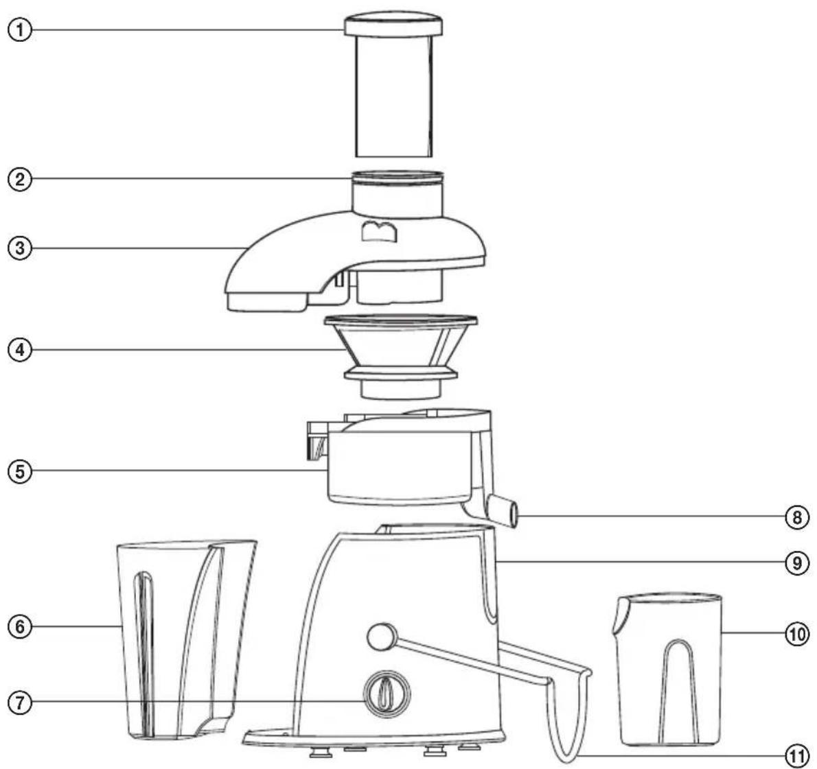 SENCOR SJE 741SS - POPIS ODŠTAVNOVAČE - 1