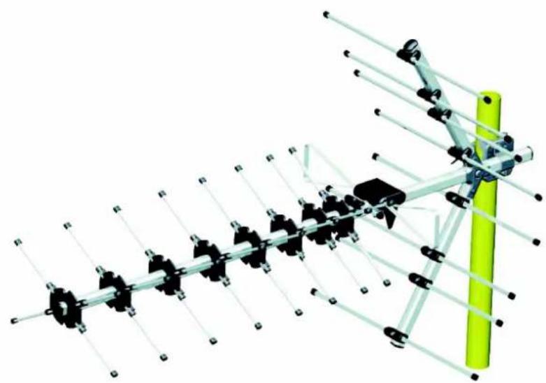SENCOR SDA-610 - Pasivní venkovní anténa pro digitální vysílání - 1