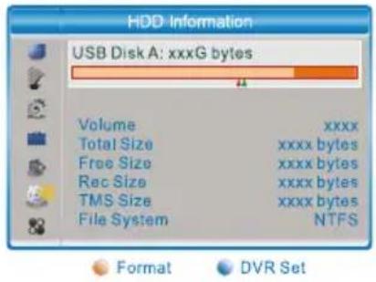 SENCOR SDB 521T - HDD Information (Informace o disku) - 1