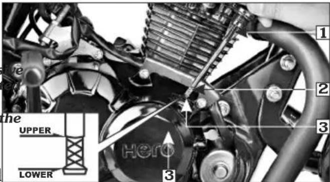 HERO Passion Xpro (2012) - ENGINE OIL TOP UP PROCESS - 1