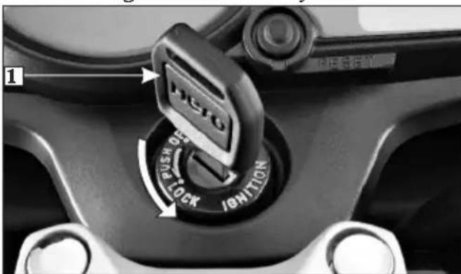 HERO Passion Xpro (2012) - STEERING LOCK - 1