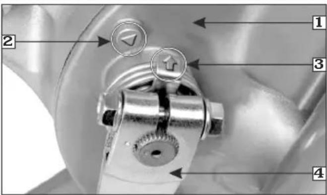 HERO Passion Xpro (2012) - Front brake wear indication - 2