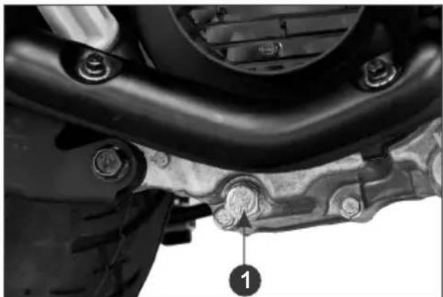 HERO Pleasure (2014) - Engine oil replacement / Oil strainer cleaning - 1