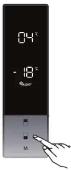 04°C -18°C Super M