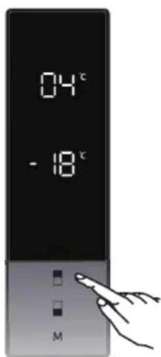 FAGOR 3FFK-6945X - Definições de Temperatura do Refrigerador - 1