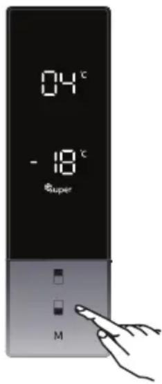 04°C -18°C Super M