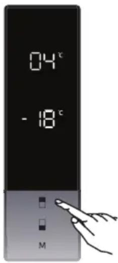 FAGOR 3FFK-6945X - A hűtőszekrény hőmérsékletének beállításai - 1
