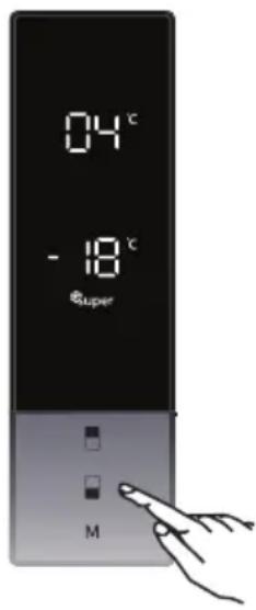 04°C -18°C *Super M